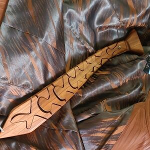 Native Hand Carved Necktie